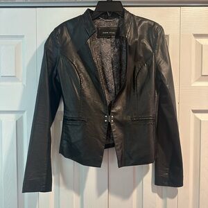 Black Rivet Leather Jacket